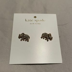 NWT Kate Spade Elephant Studs